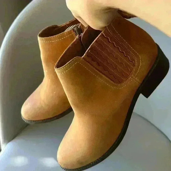 SPERRY | Camel Brown Booties leather, perfect for fall! | SIZE WOMENS 9 - Picture 3 of 7